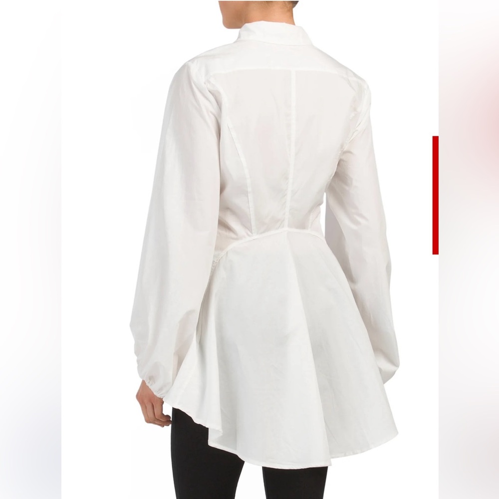 Free People  Long Sleeve Button Front Tunic Top - Picture 5 of 11